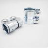 Buy cheap Galvanized Double Band 95mm Stainless Steel Exhaust Clamps from wholesalers