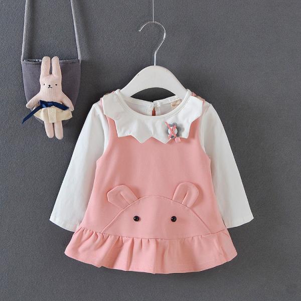 Buy cheap 110CM 17KG Toddlers Matching Vest And Skirt White Long Sleeve Shirt Outfit Sets from wholesalers