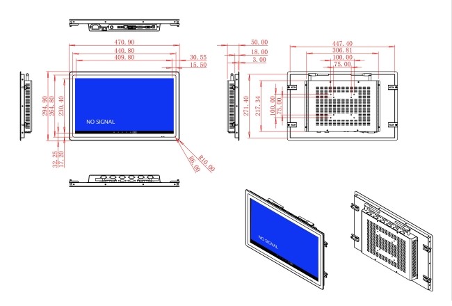18.5-Inch Android Monitor for Logistics Operations and Smart City Projects