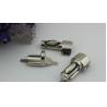 Buy cheap OEM factory nickel free zinc alloy hanging brush anti brass plating metal bag press push button lock from wholesalers