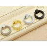 Buy cheap Gold Retro Ring Pulls chrome Doo Handles Black Simple Furniture Hardware Fittings from wholesalers