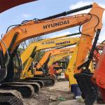 Korea Original Crawler 22 Ton Used Hyundai 220 Excavator Shipping Size