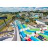 Buy cheap Multi Color Water Park Slide Environmental Protection Roller Coaster Rafting Slide from wholesalers