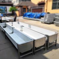 Buy cheap 1.2mm Stainless Steel Drinking Trough 250W Farm Animal Feeding Troughs product