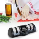 Buy cheap Universal Black Manual Professional Knife Sharpener Stainless Steel With Suction from wholesalers