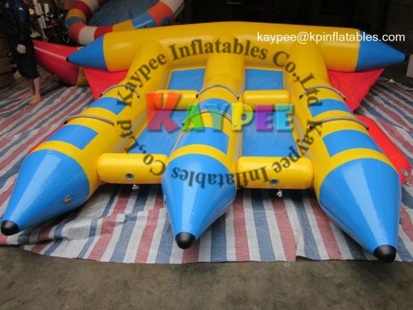 Inflatable flying fish boat towable,water sled，water sport game,aqua sport game