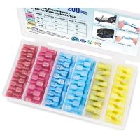 Buy cheap Durable Quick Wire Disconnect Terminal Kit Male Female Nylon Spade 200pcs product