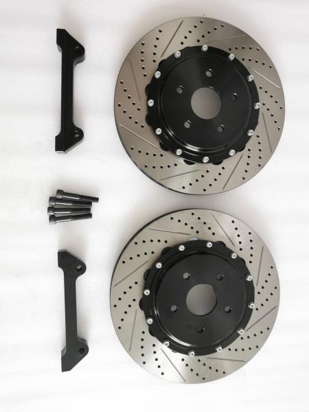 Buy cheap 370*32mm Car Brake Discs Black Full Floating Center Hub Bracket Logo Customized from wholesalers