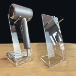 L Shape Clear Acrylic Holder Plexiglass Dryer Display Stand 15x10x25 cm