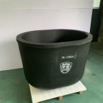 Silicon Carbide Graphite Oval Type Crucible Metal Melting Oxidation Chemical
