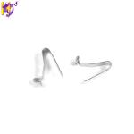US304 Stainless Steel Metal Spring Clips Flat Wire Tube V Shaped Clamp