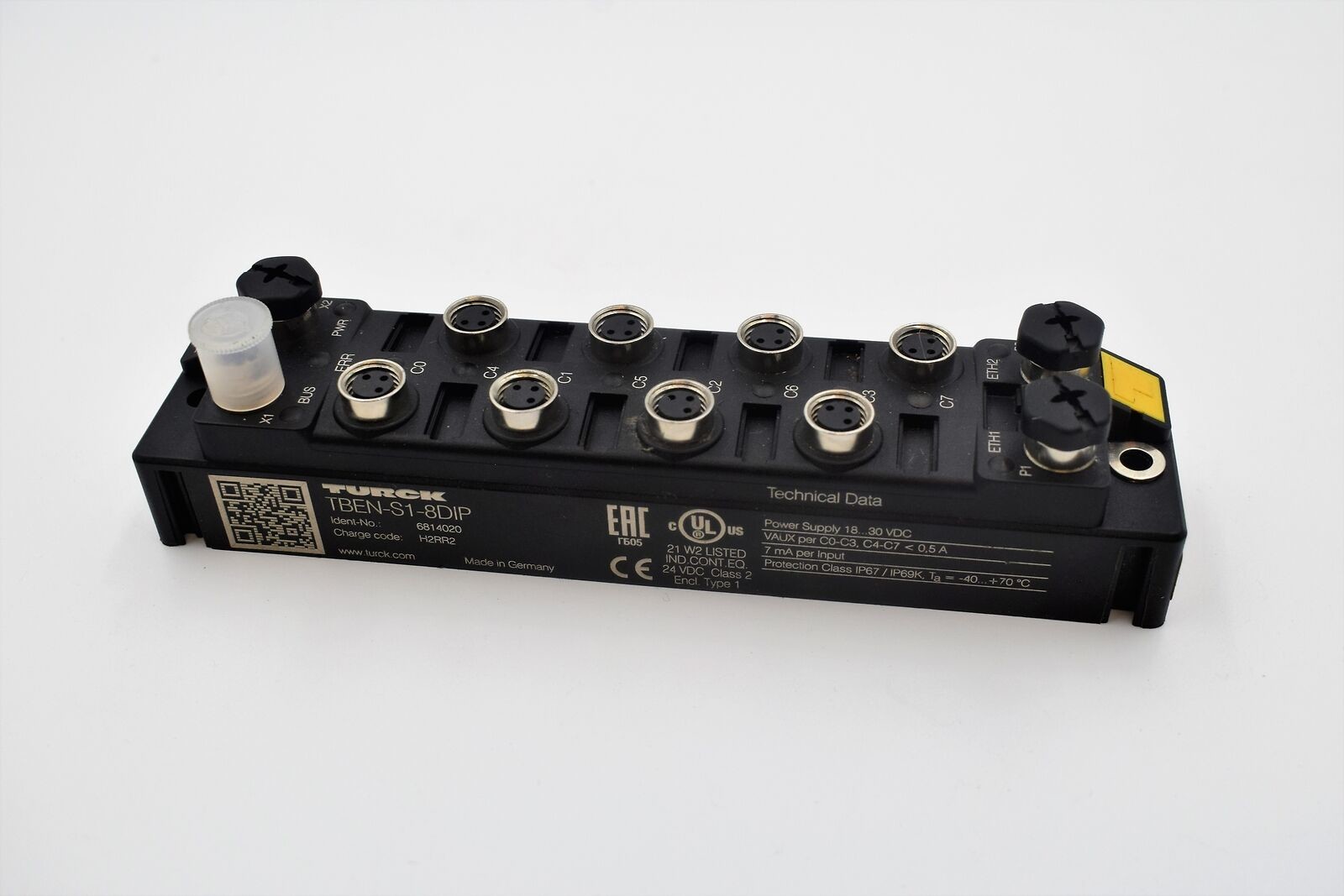 Buy cheap TBEN-S1-8DIP Turck 5kg Programmable Logic Controller from wholesalers