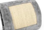 Grey Color Pet Den Bed / Cat Scratcher Bed Large Size Weight 1.05kg With Mouse