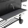 Buy cheap Outdoor Black Iron Steel Trolley Charcoal Grill 167.5*69*108 cm from wholesalers
