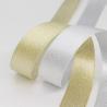 Buy cheap Spot gold and silver ribbon gifts, gold and silver silk woven ribbons, fresh flower gift boxes, packaging accessories, ribbons from wholesalers