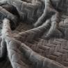 Buy cheap Jacquard 250gsm Soft Flannel Fabric 150D For Warm Blanket from wholesalers