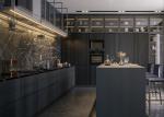 HPL 1800MM Island Kitchen Cabinets Base Units Pantry Cabinets With Top