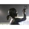 Buy cheap Antique Bronze Statue Drawing Girl Customized Size For Garden Decoration Design from wholesalers