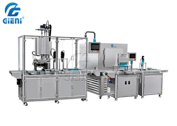 Buy cheap 0.6-0.8Mpa 5 Nozzles Cosmetic Filling Machine 1500pcs/H For Lipsticks from wholesalers