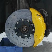 Buy cheap White Yellow AK 10N Porsche Brake Calipers Aluminum Alloy product