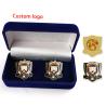Buy cheap Custom Enamel Cufflinks Brand Name Cufflinks Personalized For Groomsmen from wholesalers