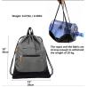 Buy cheap Custom Logo Sports Large Capacity Fitness Gym Drawstring Bags from wholesalers