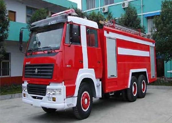 Buy cheap 12000L Fire Fighting Vehicle , 6 Seats Fire Service Truck High Visibility Multitasking from wholesalers