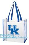 Promo PVC Plastic Shopping Handle Bag, Handling clear pvc blanket bags, handle