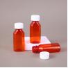 Buy cheap 2oz 4oz 8oz 12oz16oz Oval Bottle PET Amber Container Cough Syrup Bottle Medicine Liquid Oral Plastic Bottles with Childproof Cap from wholesalers