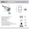 Buy cheap 3W set recessed mounted interior small size LED spot light for showroom/mini led downlighting from wholesalers