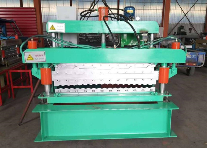 Electric Control Double Layer Roll Forming Machine , Cnc Roll Forming Machine