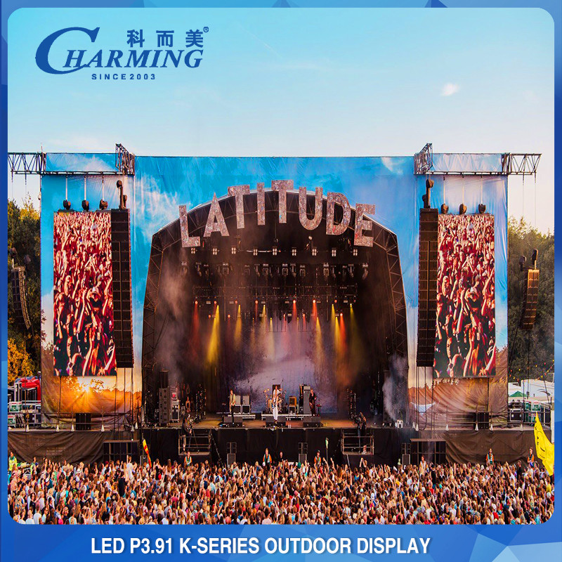 Smart Light Strip P3.91 LED Display For Livehouse Stage Concert Rental