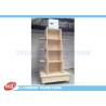 Buy cheap Mobile Wine Wooden Display Stands MDF Melamine Display Stand With Casters from wholesalers