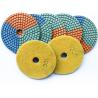 Buy cheap Round Shape Diamond Resin Polishing Pads Wear Resistance Three Color In One from wholesalers