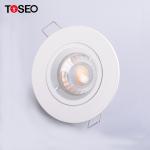 Round 70mm Cutting Recessed LED Downlight Fixtures Waterproof Ip65 Spotlight