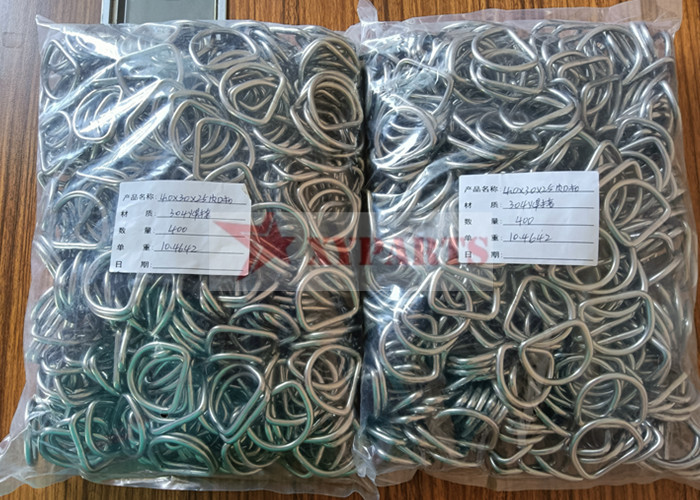 SS D Type Lacing Rings With Insulation Accessories For Removable Blankets
