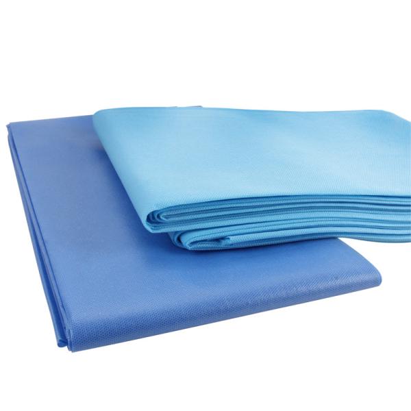 Eco Friendly Pure Color Spunbond Mateiral Non Woven Fabric For Hospital Bed