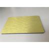 Buy cheap High Strength Brushed Aluminium Sheet Good Tensile Strength Uniform Coating from wholesalers