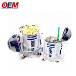 Custom Plastic Popcorn Container Printed Movie Star Movie Popcorn Bucket with