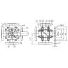 Buy cheap 4 Way Ball Valve SS316 Body / Ball / Stem PTFE seats Flange ANSI Class 150 Ball Valve from wholesalers