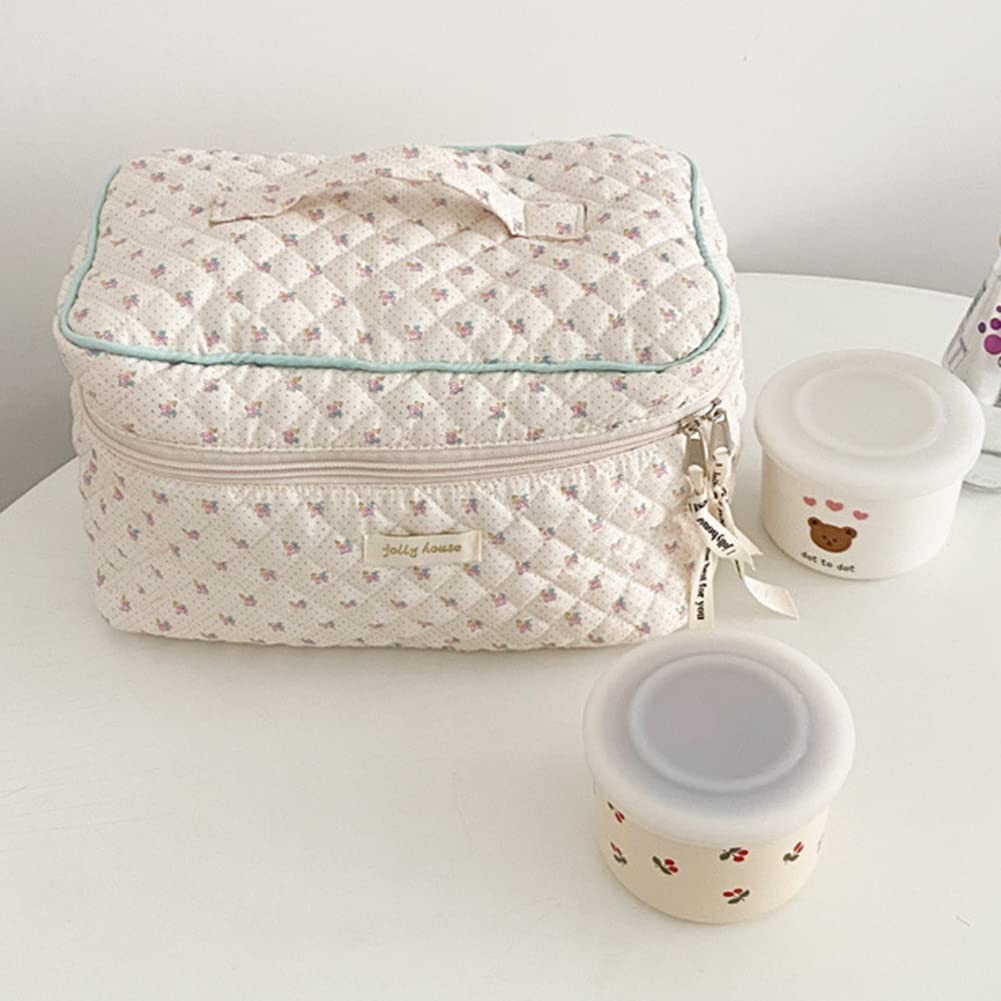 Custom Logo Personal Zipper Cosmetic Makeup Bag Luxury Large