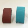 Buy cheap Red Aluminum Blue Zirconia Cloth Wood Timber Sanding Belts 75x533mm 3x21inch from wholesalers