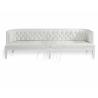 Buy cheap Elegant Wooden Sofa Dubai white Wedding Furniture Sofa and Event Rental Sofas for Sale from wholesalers