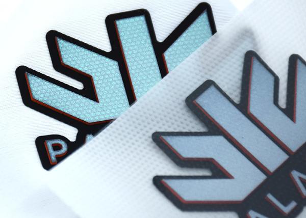 Buy cheap Luminous Rubber Garment Patches 3D Silicone Heat Transfer Label For Ski Suit from wholesalers