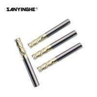 Buy cheap HRC63 Carbide Corner Radius End Mill 4 Flute End Mill Cutter product