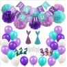 Buy cheap Mermaid Party Supplies Party Decorations for Girls Birthday party Baby Shower Bridal shower Decorations from wholesalers