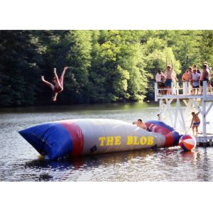 Buy cheap Crazy Inflatable Water Trampolines / Inflatable Water Pillow For Jumping from wholesalers