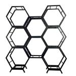 Buy cheap Stainless Steel 304 Honeycomb Wall Shelves For Office And Living Room from wholesalers