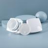 Buy cheap 5g10g 15g Acrylic Base Material Luxury Black White Frosted Square Skin Care Cosmetic Facial Cream Plastic Container Cream Jar from wholesalers