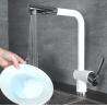 Buy cheap White Pull Out Rotatable Kitchen Scandinavian Copper Sink Faucet from wholesalers